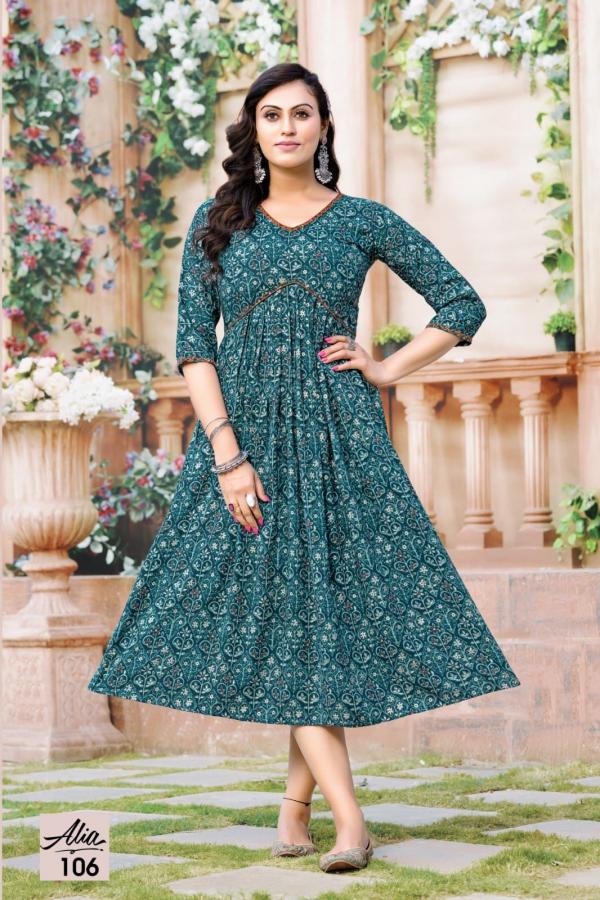 Hirwa Alia Rayon Exclusive Designer Kurti Collection